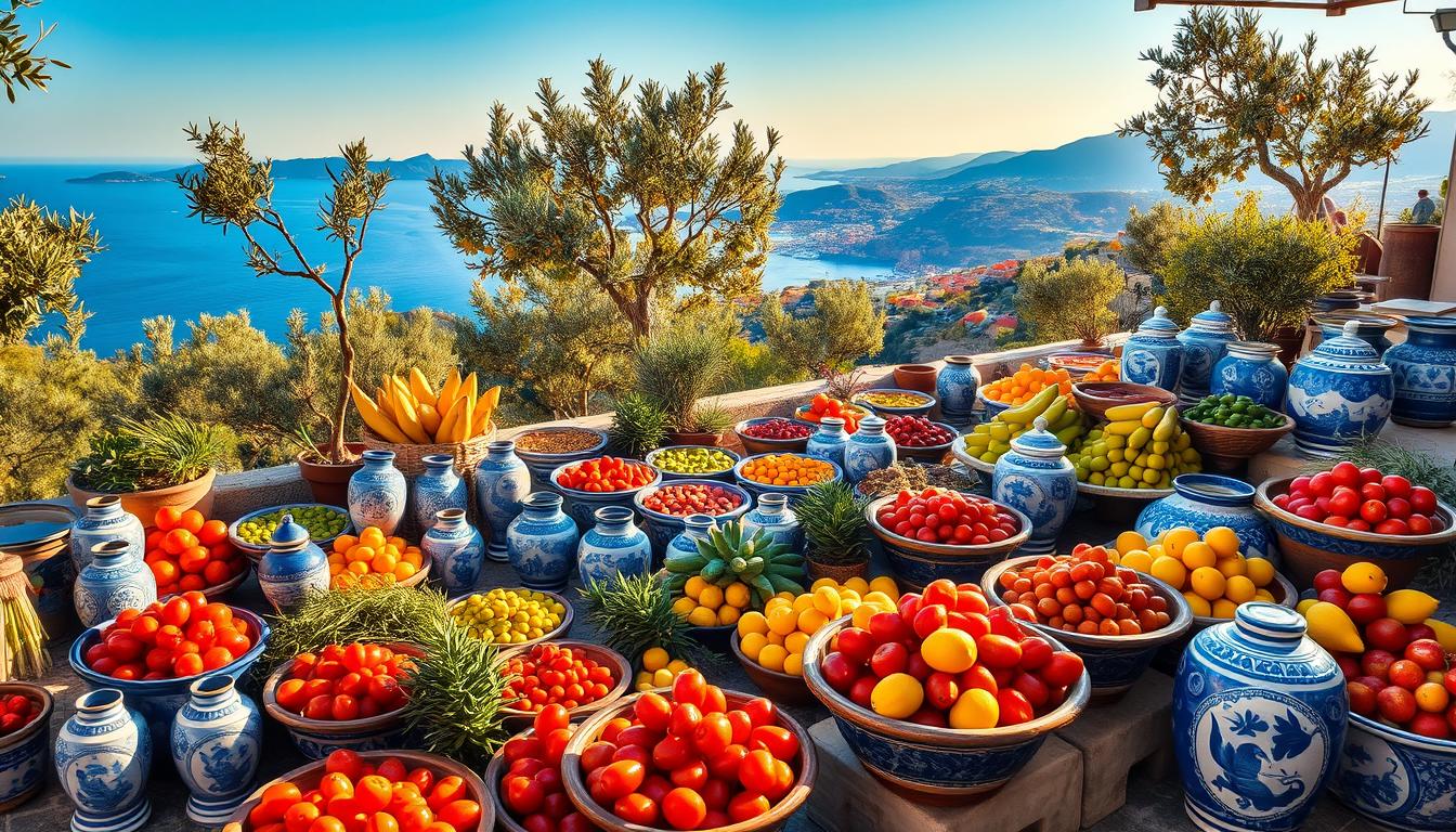 Colors and Flavors of the Mediterranean in Art and Cooking