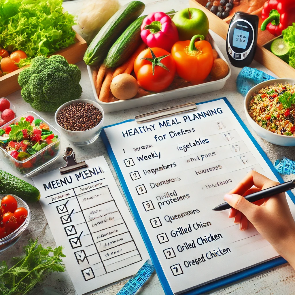 Weekly Menu Planning for Diabetics: Weekly Menu Planning for Diabetics