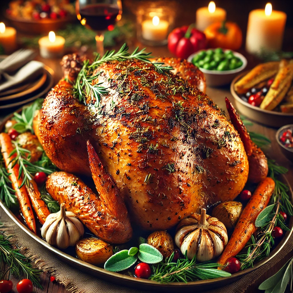 Savory Herb-Roasted Turkey: Festive Diabetic-Friendly Recipes: Savory Herb-Roasted Turkey