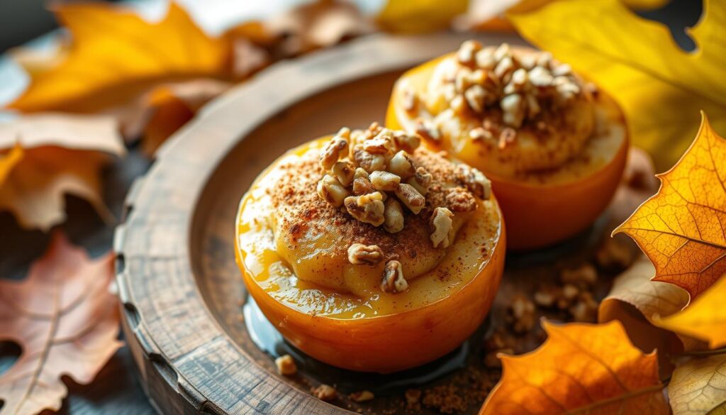 Cinnamon Walnut Baked Apples