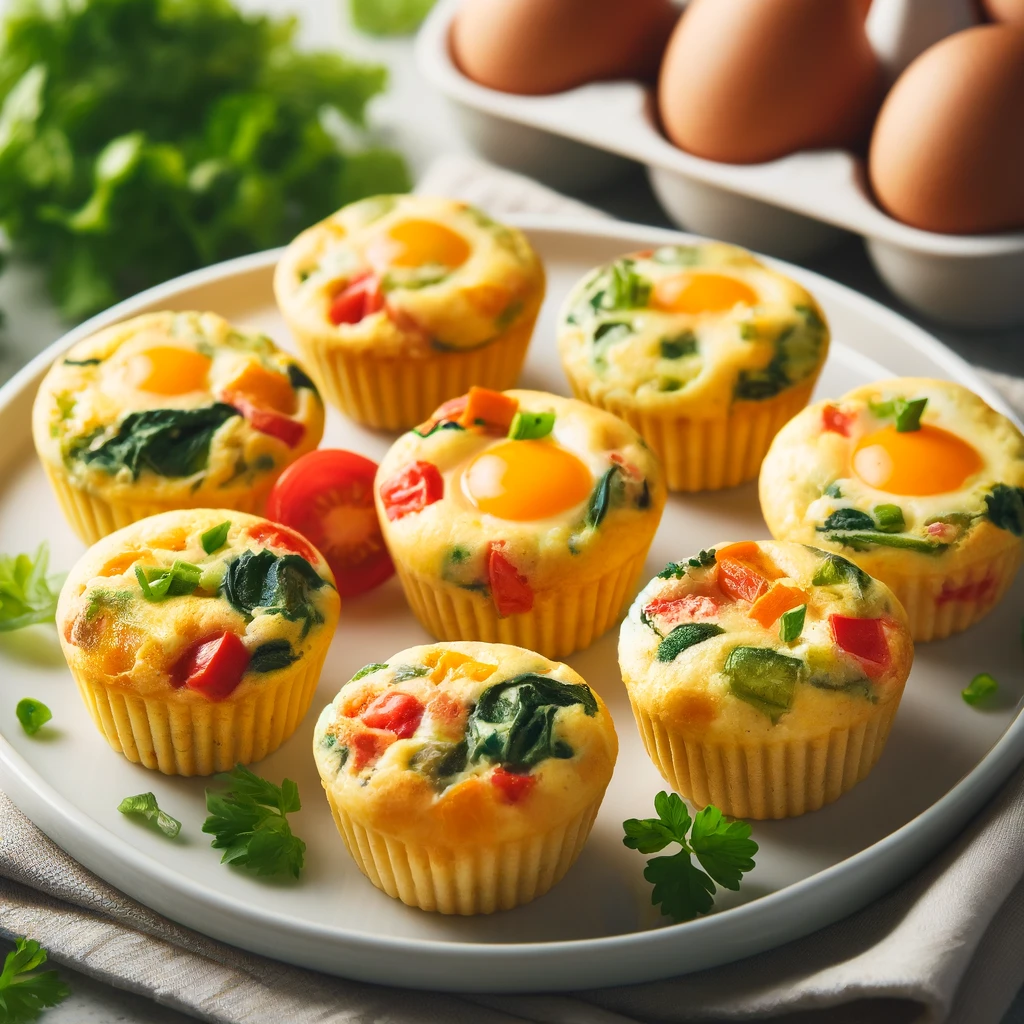 Easy and Healthy Recipes for Kids with Diabetes: Easy and Healthy Recipes for Kids with Diabetes: Mini Spinach and Cheese Frittatas