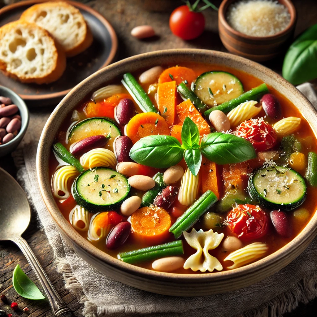 Healthy soup: Minestrone Soup