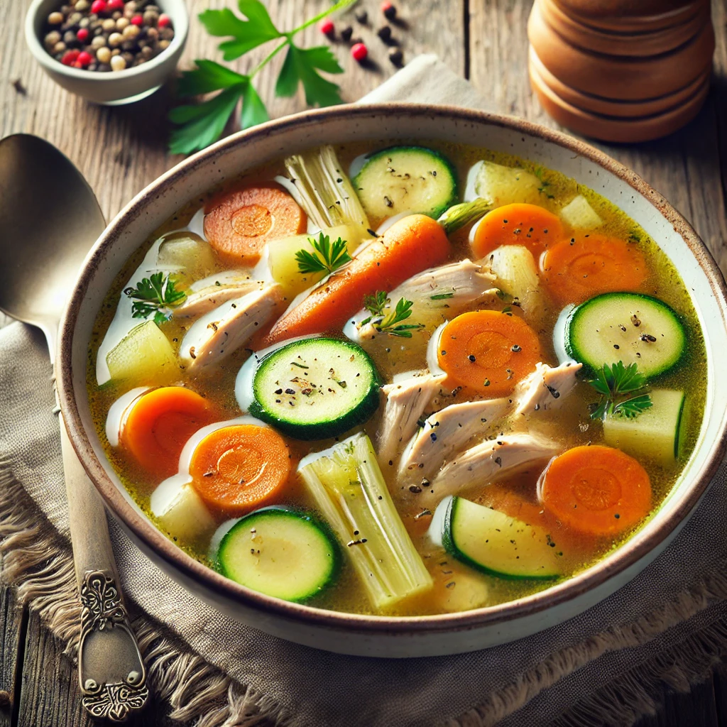  Soups for Diabetics: Chicken and Vegetable Soup