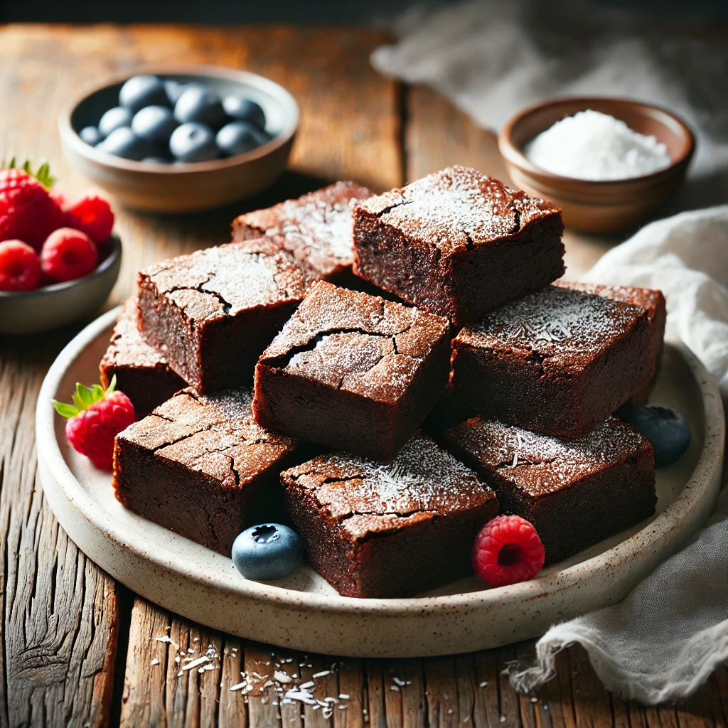 Diabetic Desserts: Fudgy Coconut Flour Brownies