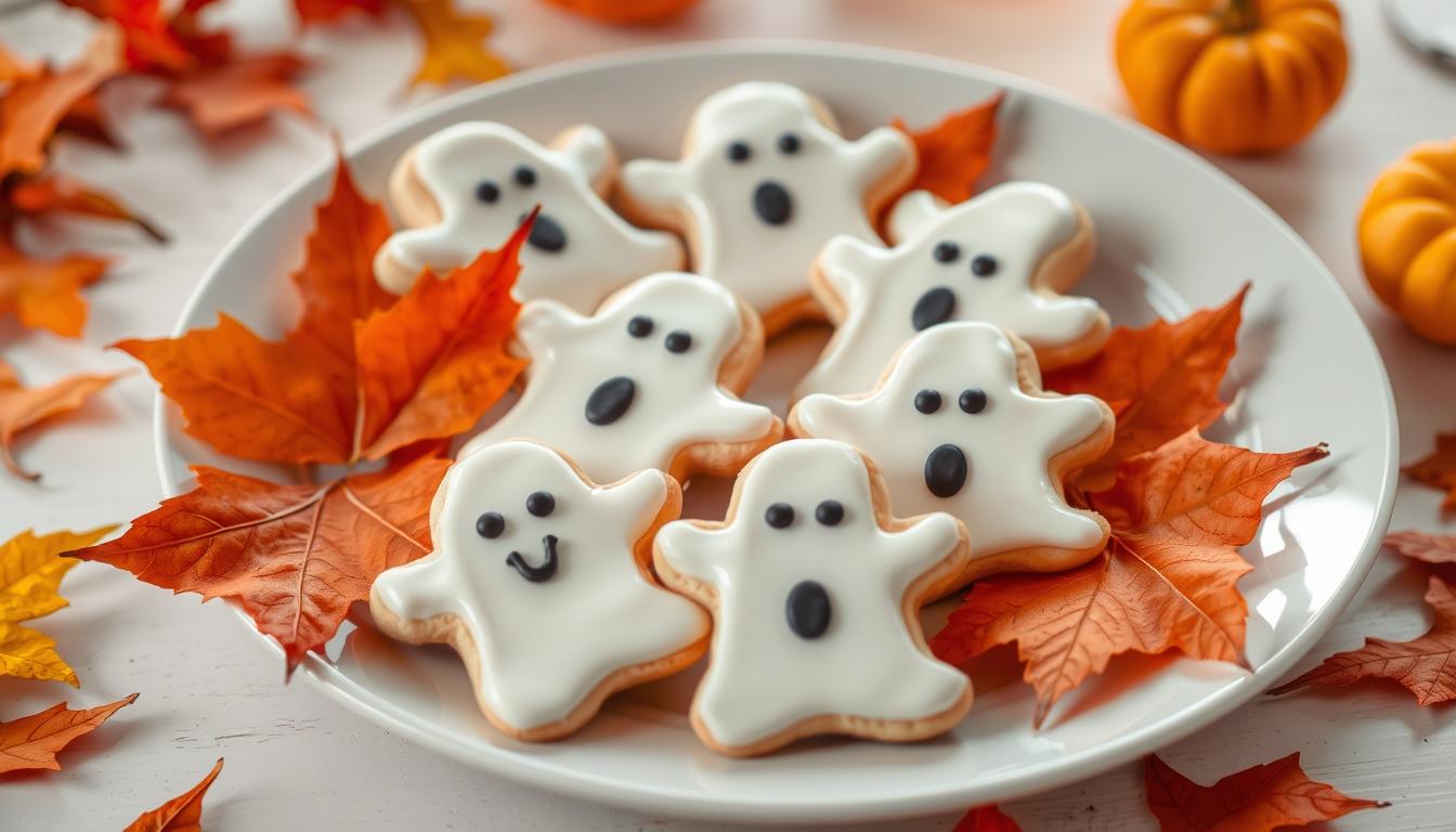 Spooky Low-Sugar Ghost Cookies for Diabetics