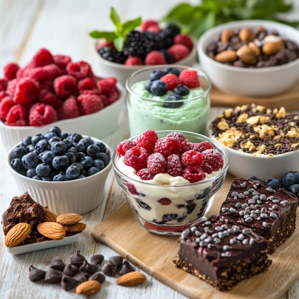 Guilt-Free Sweets: 5 Best Diabetic Desserts That Don’t Sacrifice Flavor 1 spanglishito A colorful dessert table showcasing five diabetic cdfb5748 b556 45a5 989c 505213a9276c
