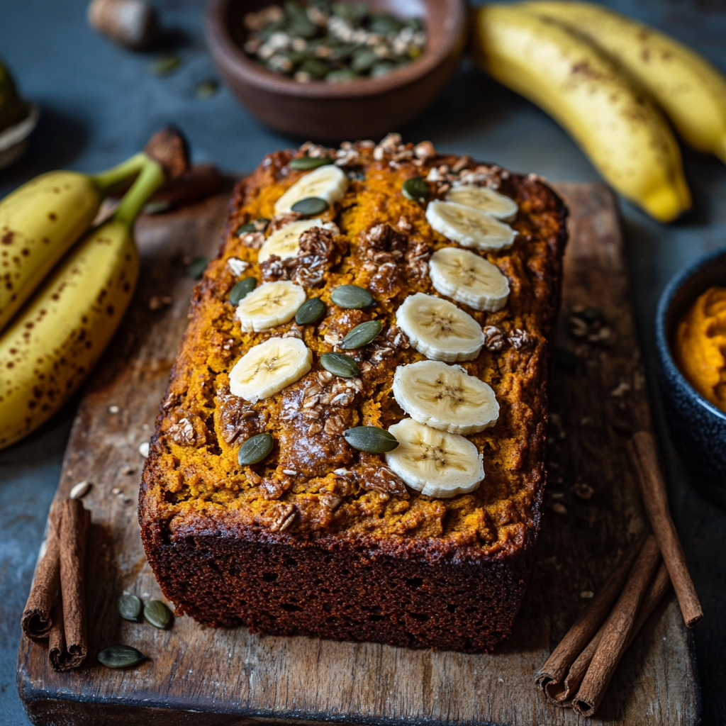 spanglishito A freshly baked pumpkin banana loaf with a soft mo c54cc868 3fb6 4a9c 964c cd77934b1103