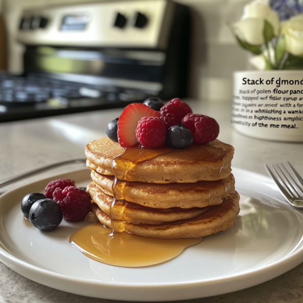 Easy Low-Carb Breakfast : Low-Carb Pancakes with Almond Flour