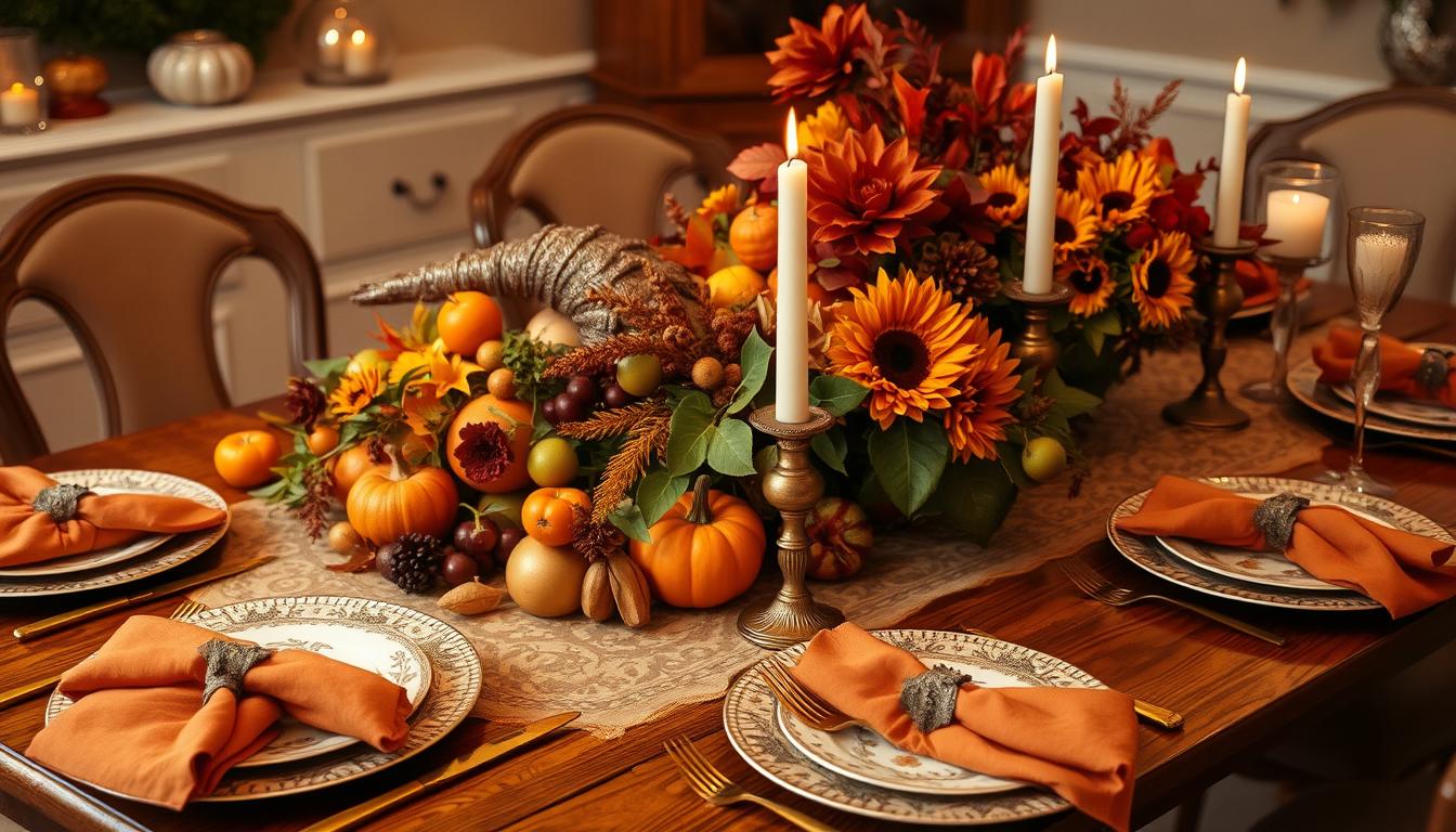 Beautiful Thanksgiving Table Decoration