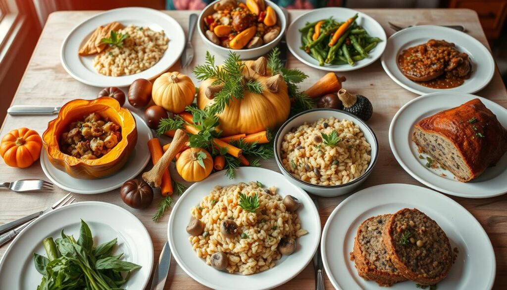 hearty vegan main dishes for Friendsgiving