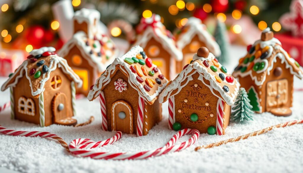 mini gingerbread houses