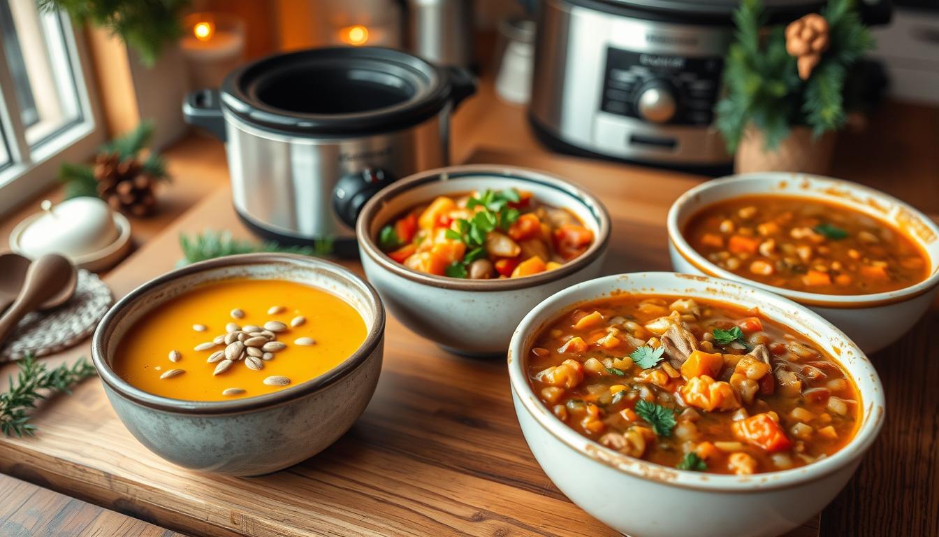 3 Hearty and Healthy Slow Cooker Soups for the Holiday Season