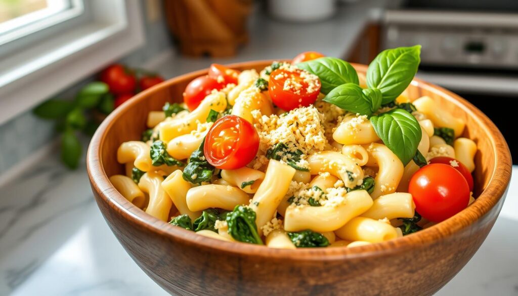 Healthy mac and cheese