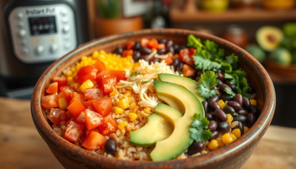 10 Irresistible Recipes for Busy Weeknights: Tasty Weeknight Dinner Ideas: Instant Pot Mexican Fiesta Bowl