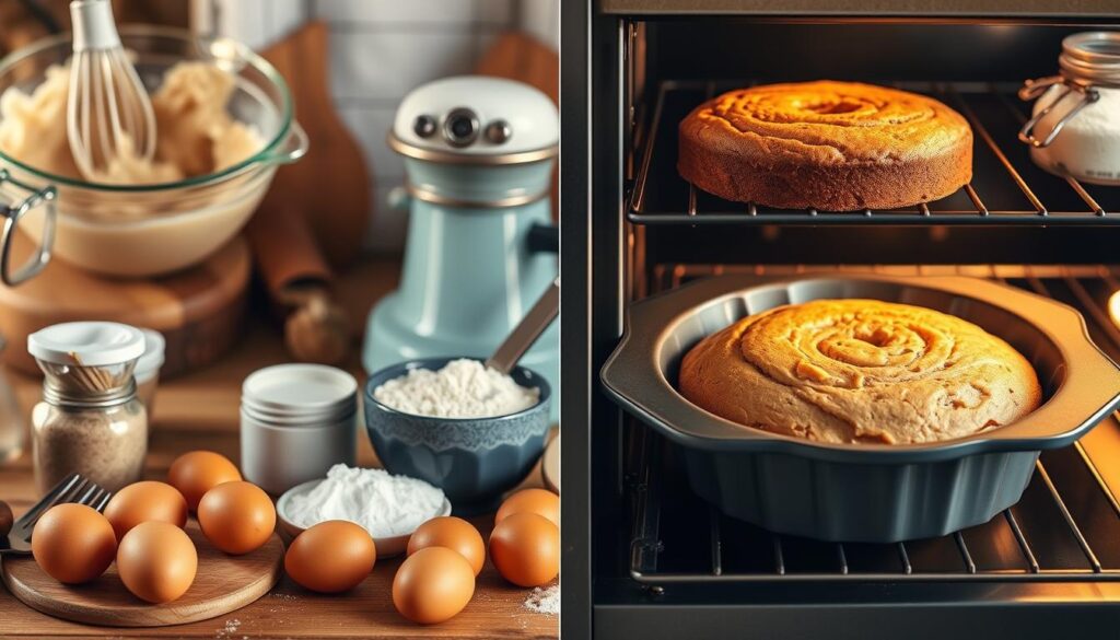 Moist cakes baking techniques