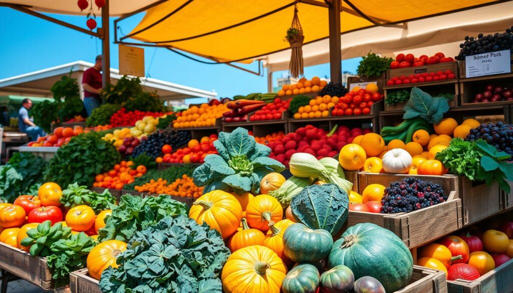 Seasonal produce for maximum nutrition