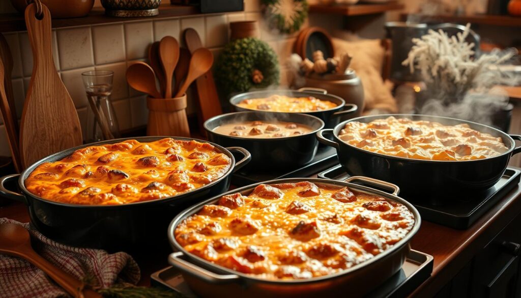 Winter casseroles and baked dishes