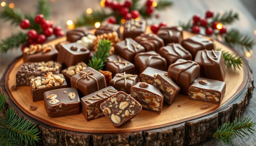 Delicious Chocolate Nougat Recipes. Chocolate nougat christmas treats