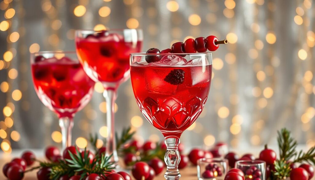 cranberry and pomegranate cocktails