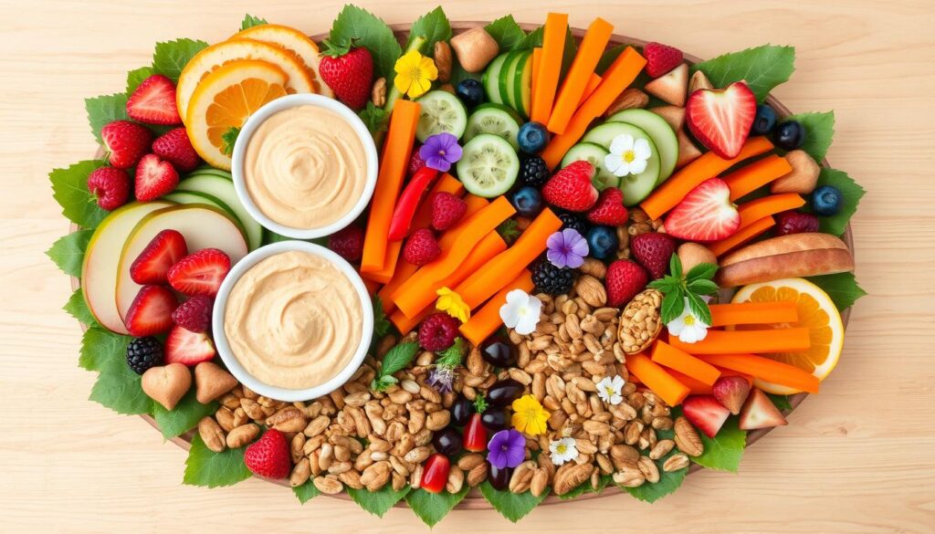 heart-healthy snacks board