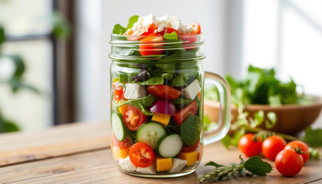 mason jar salad