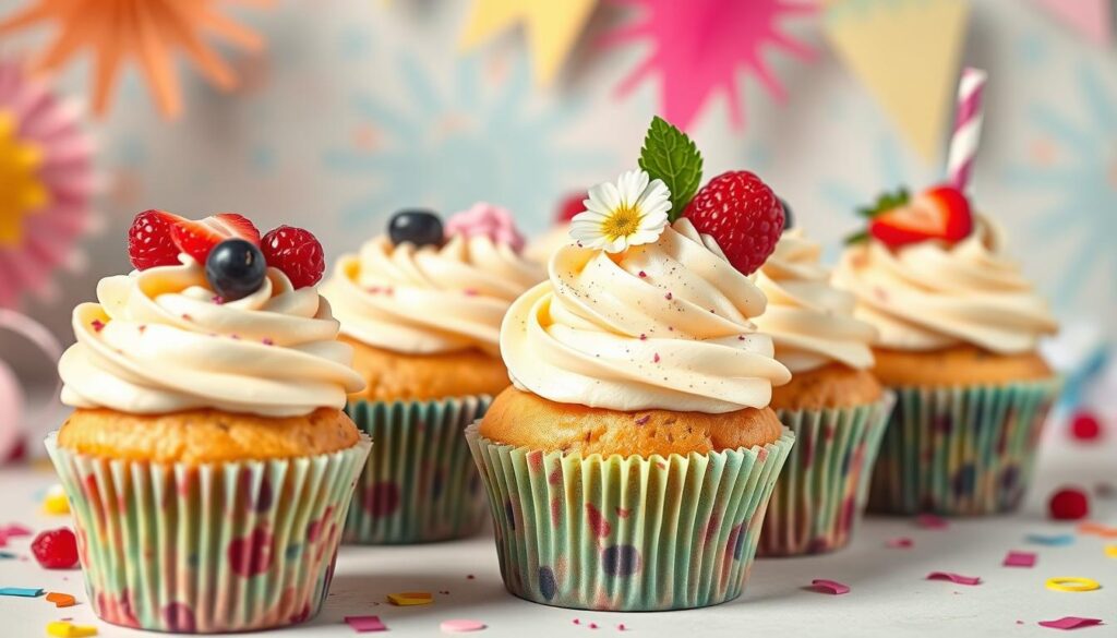 sugar-free birthday cupcakes