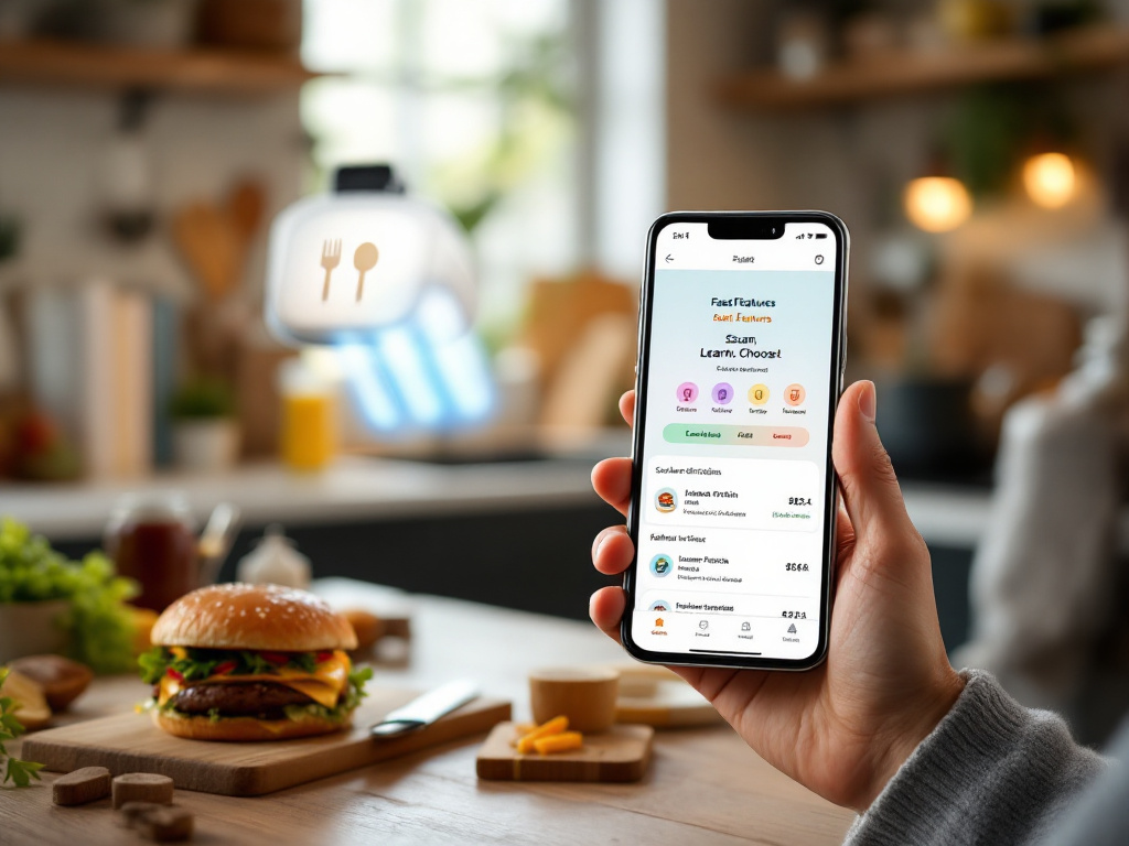 Image of the Feast app, a smart tool for scanning food barcodes and providing nutritional information, part of the Smart Apps and Recipes category.