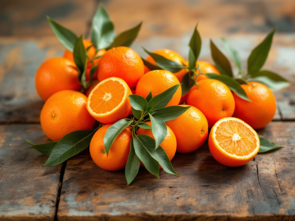 Image of Mandarins and Oranges, symbols of good luck and traditional elements among Chinese New Year Recipes.