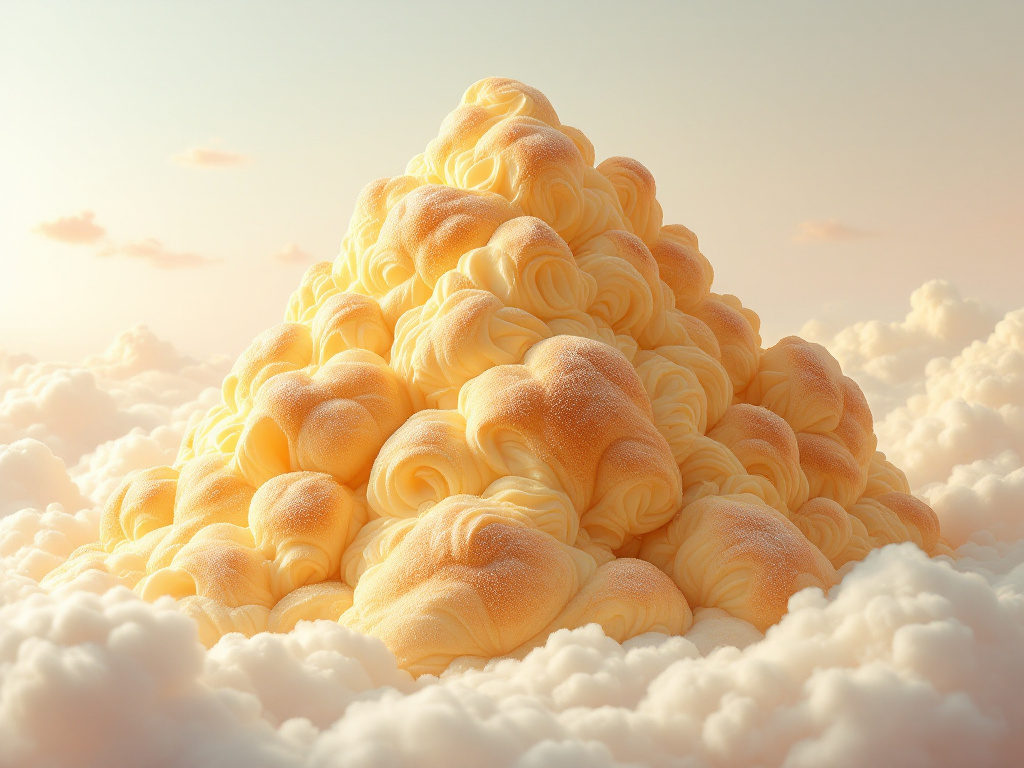 Cloud Bread 2.0: A light, fluffy, and innovative bread recipe that's trending in 2025.