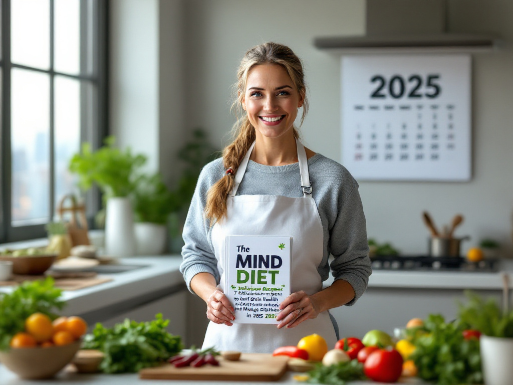 A woman preparing ingredients for the MIND Diet, which includes 7 delicious recipes to boost brain health and manage diabetes in 2025.