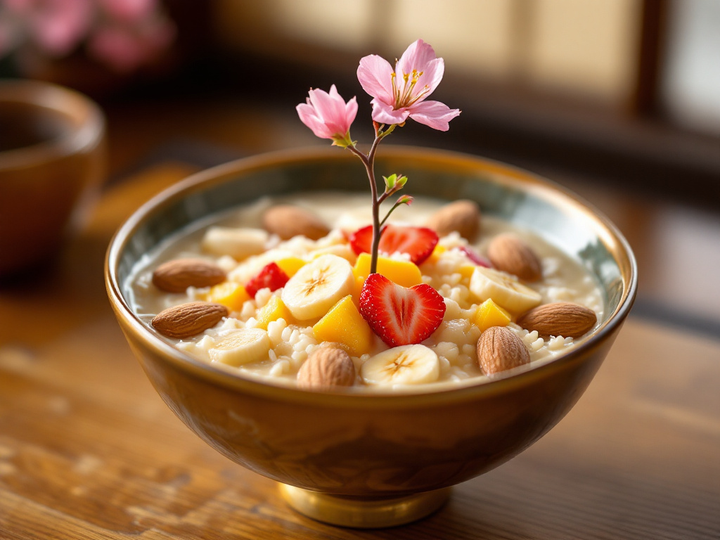 Image of Eight-Treasure Rice Pudding, a rich and sweet traditional dessert among Chinese New Year Recipes.