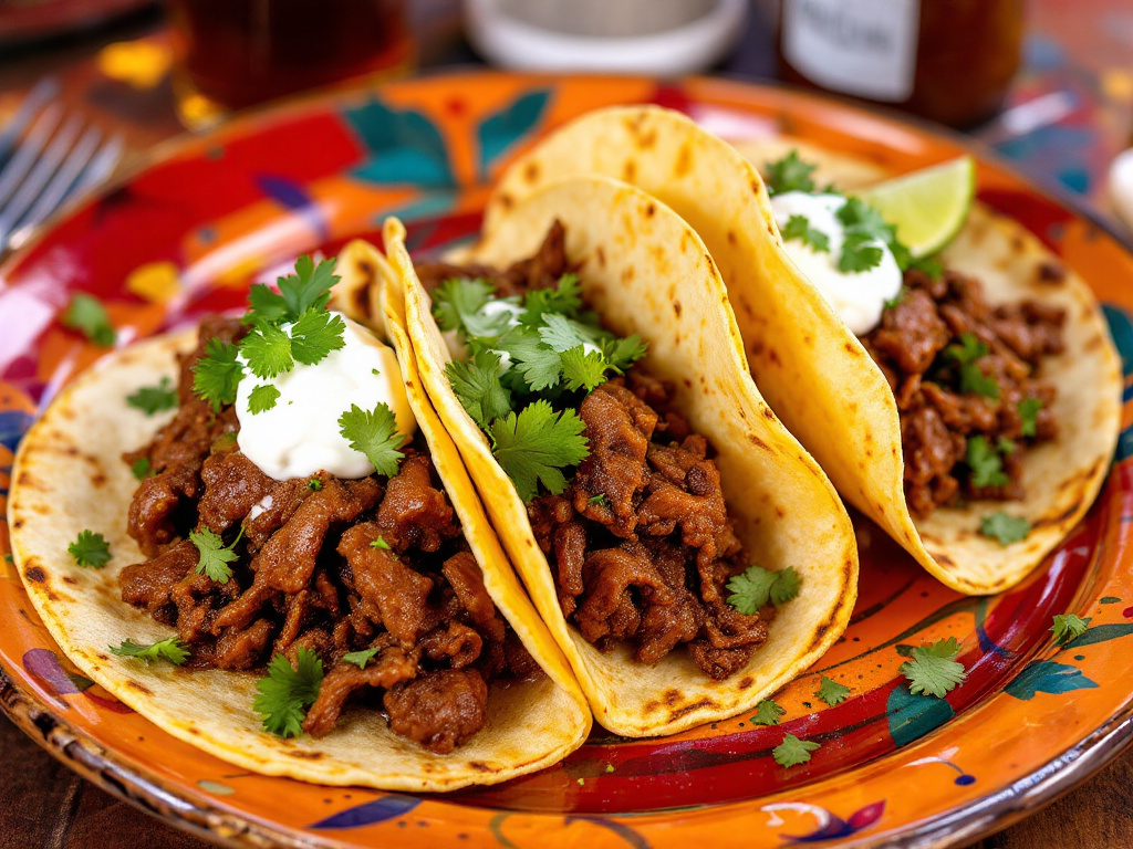 Birria Tacos: Juicy, flavorful, and crispy tacos filled with slow-cooked meat, melted cheese, and served with a side of consommé, perfect for a hearty meal in 2025.