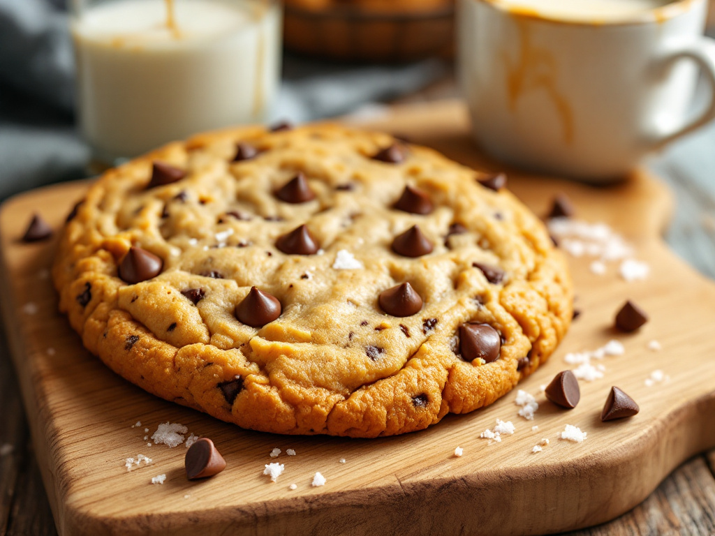 A close-up image of Peanut Butter Chocolate Chip Cookies, a delightful and satisfying option among Dulces amigables con la diabetes, showcasing their golden-brown edges and melty chocolate chips.