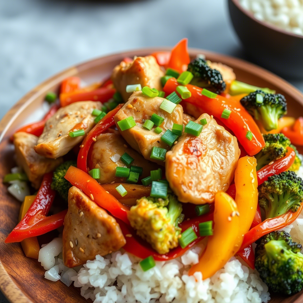 Yuzu Chicken Stir-Fry